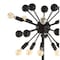 Jonathan Y Orbit 10-Light 63" Modern Sputnik Metal LED Floor Lamp, Black JYL9049A - alternate 7