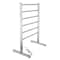 Anzzi Riposte 6-Bar Floor Mounted Towel Warmer Rack, Brushed Nickel TW-AZ102BN - alternate 5