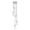 Z-Lite Aimie 5-Light Chandelier, 12 in W x 16 in H, Brushed Nickel 828P7-5R-BN - alternate 6