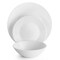 Gibson Ultra Patio 12 Piece Tempered Opal Glass Dinnerware Set in White 126947.12 - alternate 7
