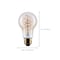 Satco 8 Watt A19 LED 2000K CCT Medium Base Clear Glass Amber Coil Filament Dimmable 120 Volt S14228 - alternate 5