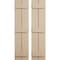 Ekena Millwork Rustic Two Board Joined Board-n-Batten Rough Sawn Faux Wood Shutters, 11W x 80H, PR SHUBJS11X80RSPR - alternate 1