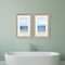 Homeroots Set Of Two Beach Landscape Distressed White Framed Wall Art, 2PK 653904 - alternate 5