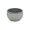 Homeroots 8in Aqua Textural Tone On Tone Ceramic Indoor Outdoor Round Pot Planter 487382 - alternate 5