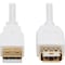 Eaton EATON USB 2.0 Antibacterial Extension Cable A M/f, USB 2.0, White, 3 Ft. U024AB-003-WH - alternate 1