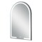 Homeroots 38" Clear Lighted Arch Unframed Bathroom Vanity Mirror 564830 - alternate 1