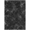 Homeroots 5' X 8' Charcoal Gray And Silver Geometric Washable Indoor Outdoor Area Rug 588293 - alternate 6