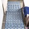 Jonathan Y Kafel Tribal Bohemian Blue/Ivory 2 ft. x 10 ft. Indoor/Outdoor Runner Rug SMB130D-210 - alternate 1