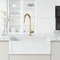 Vigo Bristol Single Handle Pull-Down Sprayer Kitchen Faucet in Matte Brushed Gold VG02033MG - alternate 4