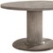 Homeroots 47" Gray Wood Pedestal Base Round Top Dining Table 631270 - alternate 4