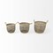 Homeroots Set of Three Light Brown Wicker Basket, 3PK 392169 - alternate 7