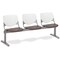 Kfi Kool Beam Seat Beam Seating, 71 in W 22" L 31" H, Polypropylene Seat 2300BEAM3-BP08-SP18 - alternate 1