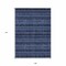 Homeroots 9' X 12' Navy Blue And Black Southwestern Washable Indoor Outdoor Area Rug 587552 - alternate 8
