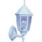 Boston Harbor Outdoor Wall Lantern, 120 V, 60 W, A19 or CFL Lamp, Aluminum Fixture, White BRT-BPP1611-WH3L - alternate 1