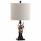 Jonathan Y Gaston 20.5" Resin Mini LED Table Lamp, Brown JYL1031A - alternate 8