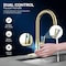 Anzzi Touchless Pull-Down Kitchen Faucet - Satin Brass KF-AZ701SB - alternate 6
