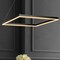 Jonathan Y Nero 23.63" Square Contemporary Modern Metal Integrated LED Pendant Light, Black JYL7105A - alternate 9