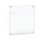 Azar Displays Floating Acrylic Wall Frame, White Stand Off Caps, 16 inx20 in Graphic Size, 20 inx24 in Overall Size 105522-WHT - alternate 1