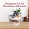 Smarty Had A Party 3.5 oz. Clear Small Square Disposable Plastic Cups (288 Cups), 288PK 2628-CASE - alternate 4