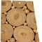Homeroots Natural Tree Stump Slice Teak Reclaimed Wood Decorative Wall Panels 617484 - alternate 8