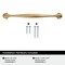 Amerock Fairfield 6-5/16 inch (160mm) Center-to-Center Champagne Bronze Cabinet Pull, 25PK 25VMP37222CZ - alternate 3