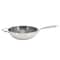 Oster Modessa 11 Inch Nonstick Triply Stainless Steel Wok with Honeycomb Design in Silver 143063.01 - alternate 4