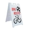 Signmission Bike Rental, A-Frame & 2 Decals Installed, Heavy-Duty Plastic Frame SBHD-D-2436-Bike Rental - alternate 1