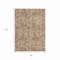 Homeroots 8' X 10' Beige And Copper Abstract Washable Indoor Outdoor Area Rug 615437 - alternate 6