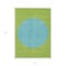 Homeroots 3' X 5' Lime Green And Blue Striped Washable Indoor Outdoor Area Rug 597175 - alternate 7