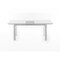 Homeroots 79" White Solid Wood Butterfly Leaf Extending Dining Table 518763 - alternate 9
