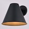 Vaxcel Smith, 9 in H, Black Outdoor Wall Sconce, Metal Shade, Dark Sky T0819 - alternate 7