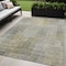 Homeroots 5' X 8' Taupe Beige And Brown Abstract Washable Indoor Outdoor Area Rug 588439 - alternate 1