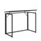Homeroots 40" Black Wood and Stainless Steel Computer Desk 723732 - alternate 8