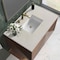 James Martin Vanities Marcello 36" Single Vanity, Chestnut, w/ 3 CM Siberian Silestone Top D200-V36-CSN-3SFR - alternate 4