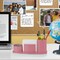Acrimet Millennium Desktop Organizer Cup Caddy Plastic with 200 Sheets Memo Paper Solid Pink Color 740.9 - alternate 7