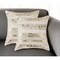Homeroots Set of Two 18" Natural and Gold Striped Cowhide Throw Pillows with Glitter, 2PK 544636 - alternate 1