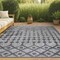 Jonathan Y Peralta Moroccan Diamond Dark Gray 5 ft. x 8 ft. Indoor/Outdoor Area Rug IBZ103A-5 - alternate 1