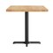 Flash Furniture Bennett 30 in x 48 in Solid Wood Indoor Tabletop in Natural with 23.75 in x 29.5 in Dining Height GSF-REC3048-NAT-T2230-GG - alternate 9