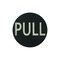 Brixwell Round Pull Indicator Matte Black Finish Pull Matte Black RPL2MBL - alternate 1