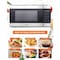 Commercial Chef Countertop Microwave, 1.1 Cubic Feet, Black With Stainless Steel Trim CHCM11100SSB - alternate 6