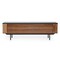 Homeroots 63in Walnut And Gray Wood Open And Enclosed Storage TV Stand 473295 - alternate 6