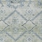 Homeroots 10' X 14' Artichoke Green Denim Blue And Silver Floral Washable Indoor Outdoor Area Rug 588857 - alternate 7