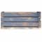 Homeroots 15" Organic Charcoal and Natural Distressed Wood Stacking Milk Crate 471946 - alternate 3