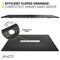 Anzzi 59 in. x 35 in. Barrier-Free Showerbase in Black with Center Drain, SMC Construction, Slip-Resistant SB-AZ409C-BL - alternate 8