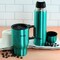 Mr. Coffee Javelin 2 Piece Thermal Bottle and Travel Mug Set in Emerald Green 136624.02 - alternate 3
