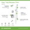 Symmons Oak HydroMersion Double Handle Tub and Shower Trim Kit with Hand Spray (Valve Not Included) 569615TRM - alternate 3
