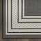 Homeroots 6' X 9' Black Geometric Indoor Outdoor Area Rug 572869 - alternate 7