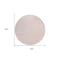 Homeroots 8' Pink And Gray Round Geometric Washable Indoor Outdoor Area Rug 594409 - alternate 4