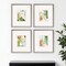 Homeroots Set Of Four Verdure Silver Framed Print Wall Art, 4PK 525858 - alternate 4