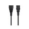Monoprice SJT Extension Cord, 16 AWG, Indoor, 16/3, 1 Outlets, IEC 60320 C13, Black, IEC 60320 C14, 25 ft 40106 - alternate 7